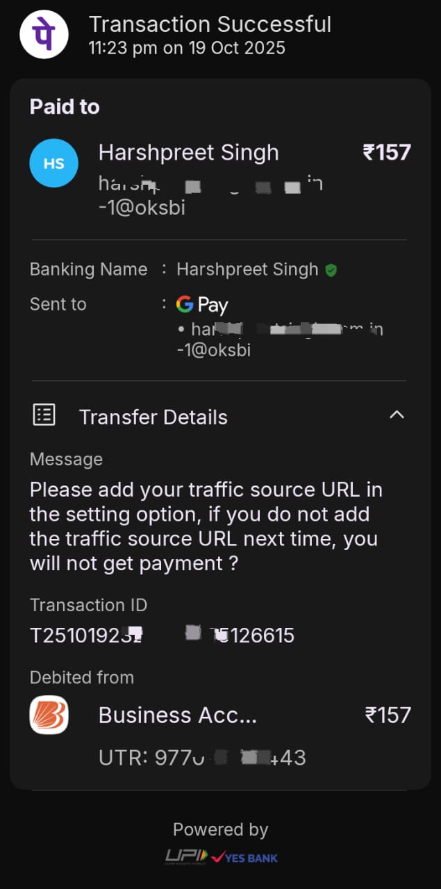 Payment Proof 3